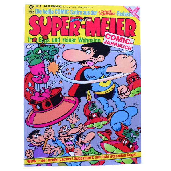 Super-Meier Comic-Jahrbuch Nr. 1 (Condor 1985) – Irre Gags & Wahnsinn | Hoppla Stuff